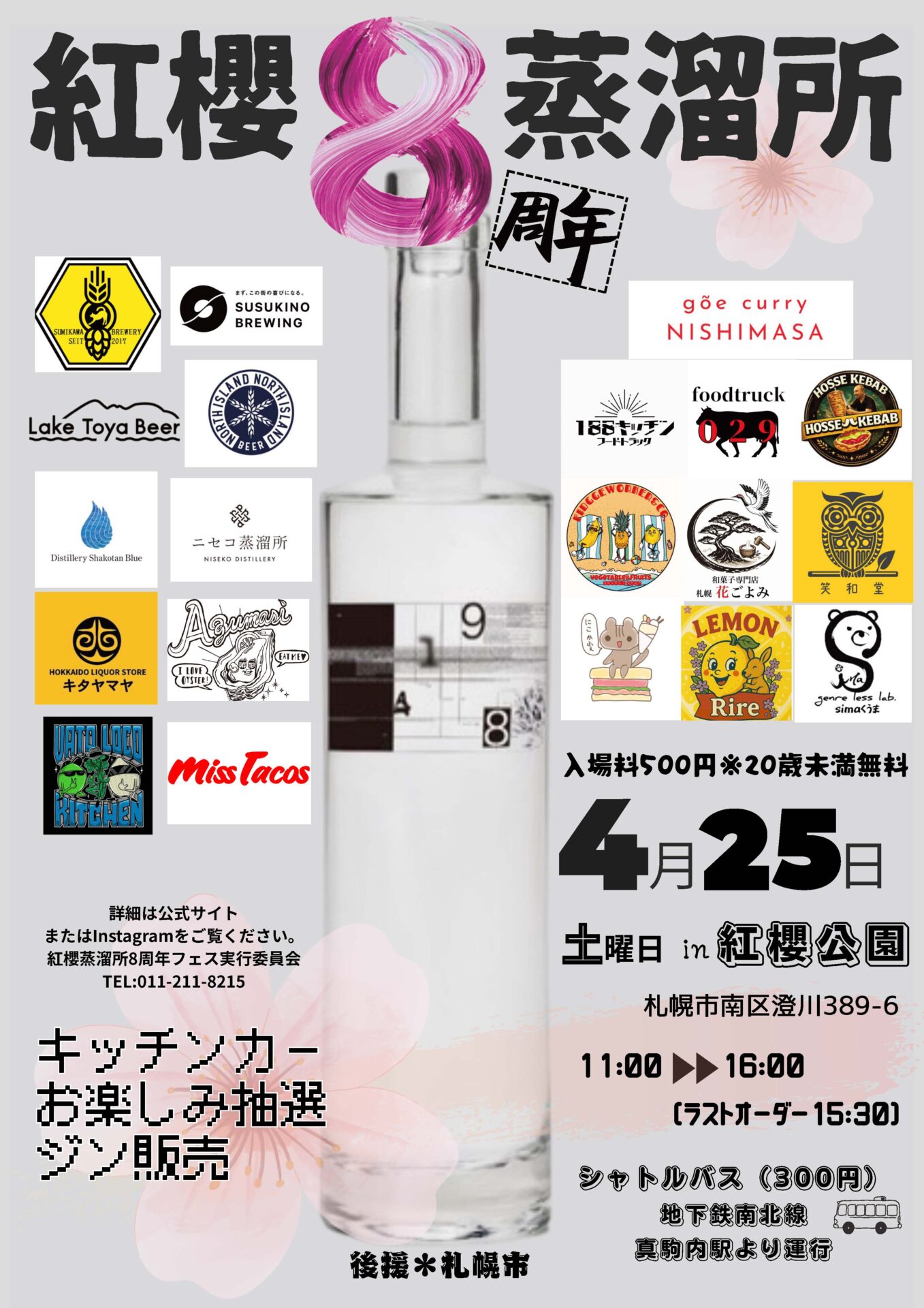 紅櫻蒸溜所8周年記念イベント　出店者紹介